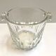 Old Bucket Ice Pot Ice Cubes Crystal Glass Vintage Made in Denmark Art Deco