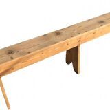 Rustic wooden bench