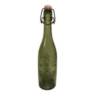 Antique glass bottle