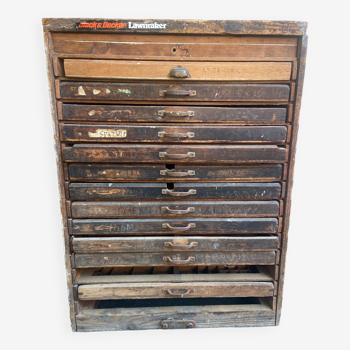 Old printing furniture