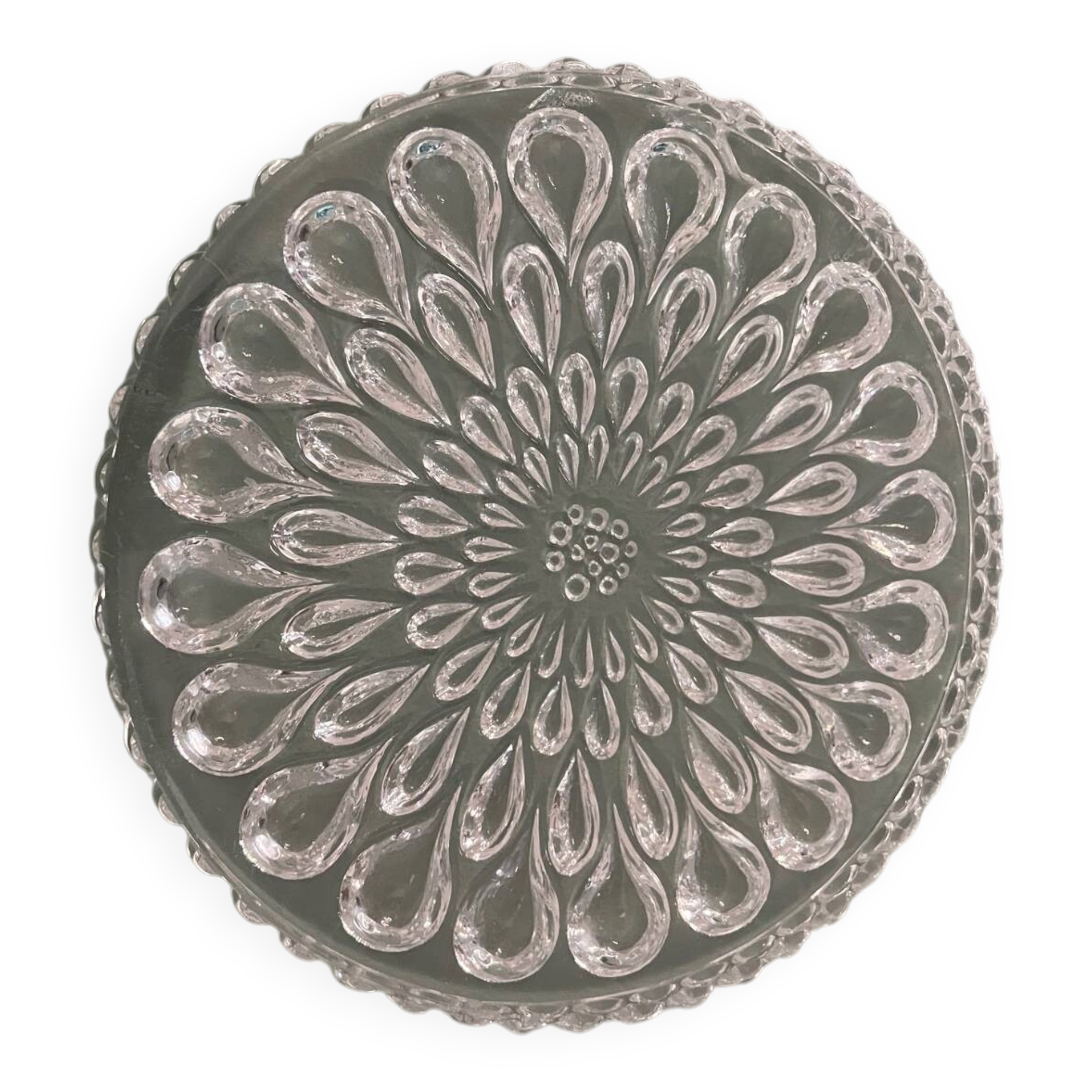 1 crystal coaster from Baccarat