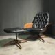 Iconic "Mr. Chair" Armchair & Ottoman – George Mulhauser for Plycra