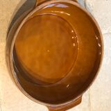 Glazed terracotta dish