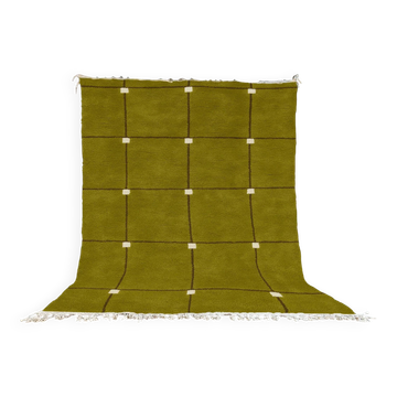 Tapis artisanal marocain laine pure 3x2 m