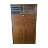 Secrétaire vintage en chêne et placage, style scandinave – Années 60/70