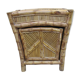 Bamboo and rattan chest of drawers