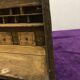 Shelf antique wooden grocery store