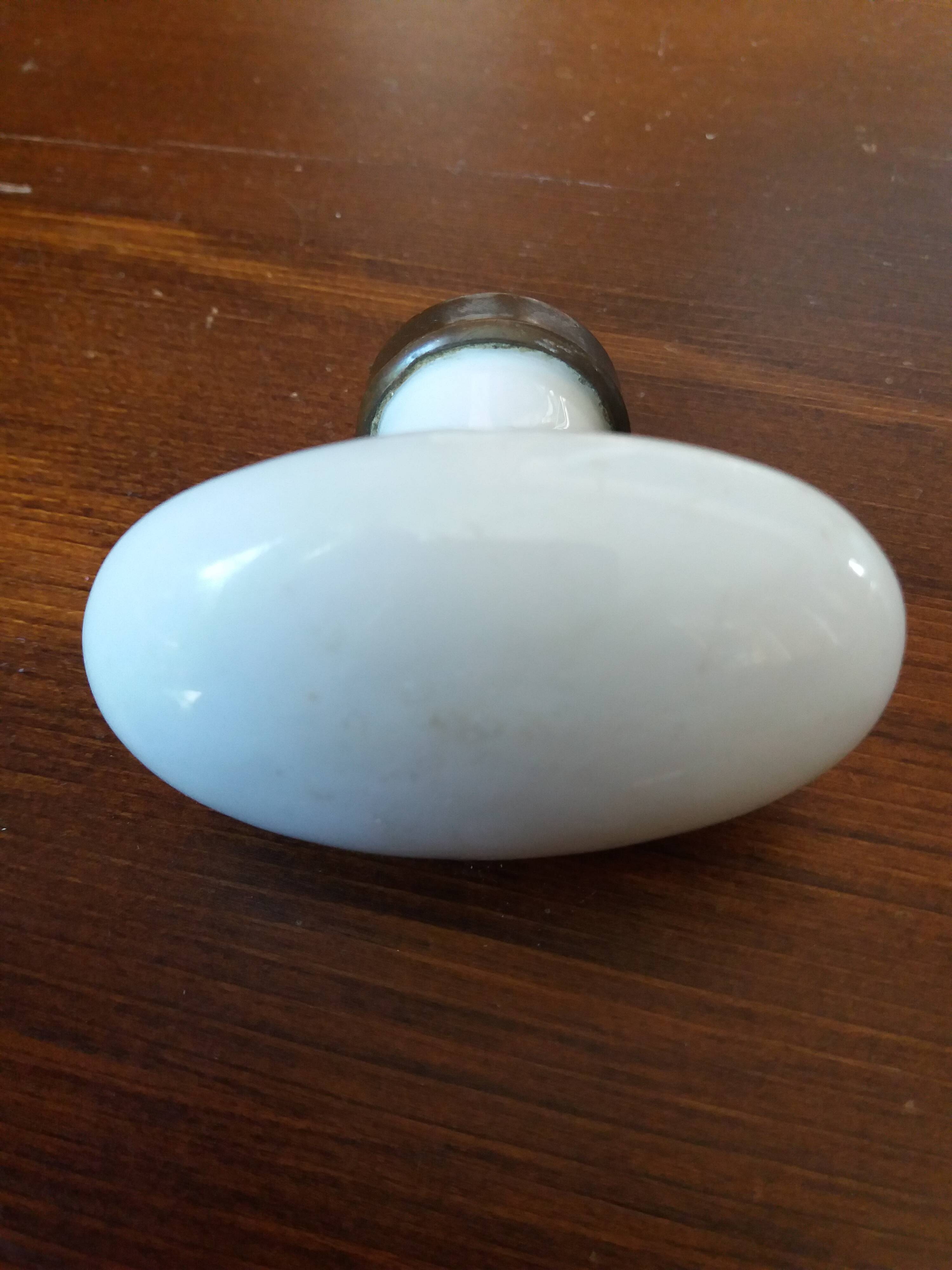 Porcelain door knob handles