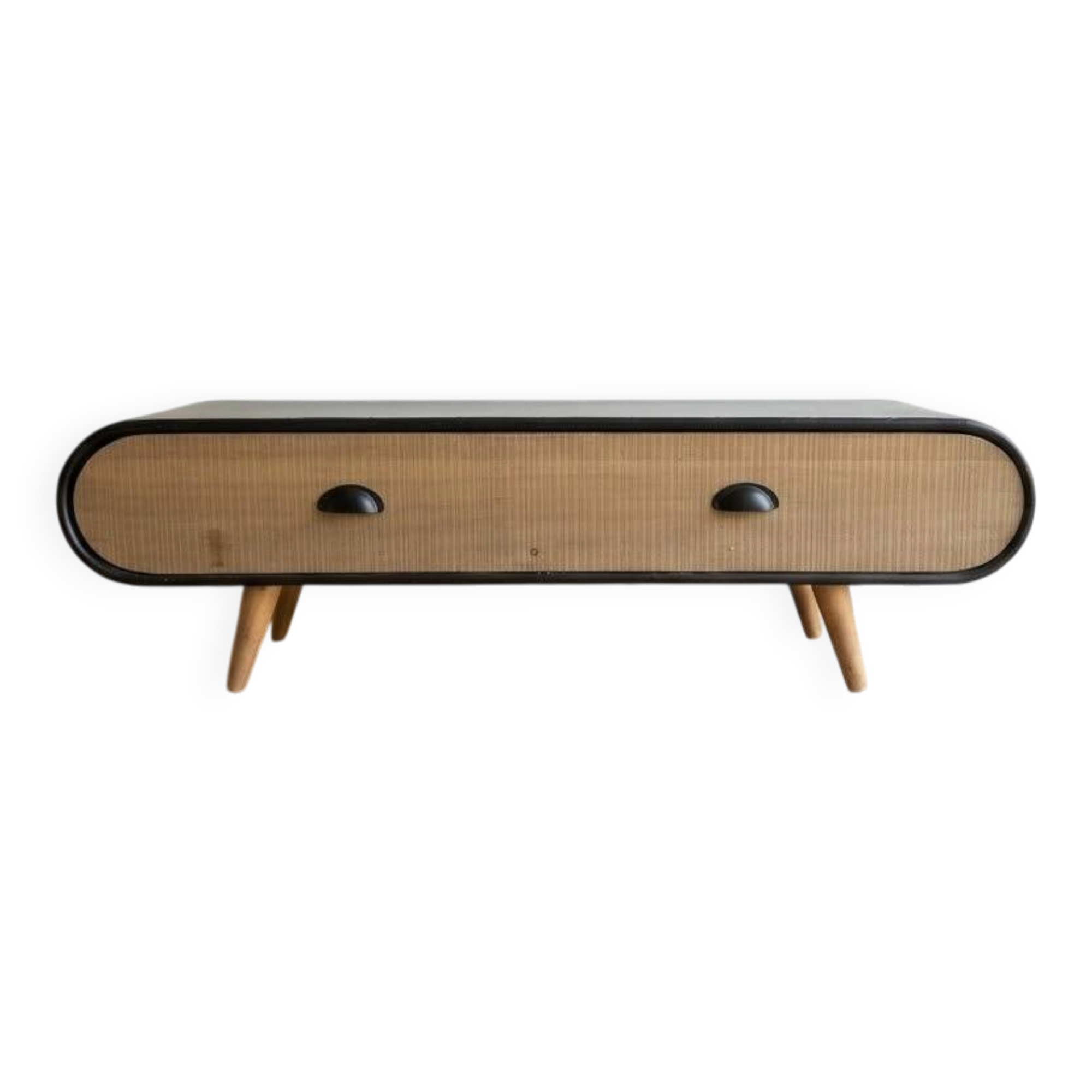 TV unit metal and wood 120*35cm