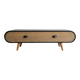 TV unit metal and wood 120*35cm