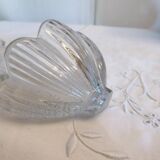 Virgin Mary molded glass stoup