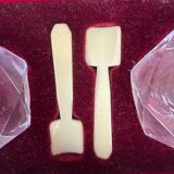 Paire de salerons en cristal Baccarat