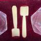Paire de salerons en cristal Baccarat