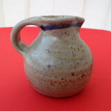 Sandstone pitcher signed Yvonne Seyve & Josiane chaudet