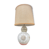 Pierre Pissareff, two-light lamp, signed, Dlg of Georges Pelletier