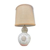 Pierre Pissareff, two-light lamp, signed, Dlg of Georges Pelletier