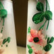 Pair of art deco vases in glass