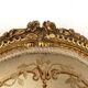 Louis XVI style gilded wood armchair, late 19th or early 20th century