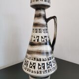 Vintage cone vase Ilkra geometric design