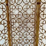 Vintage rattan screen