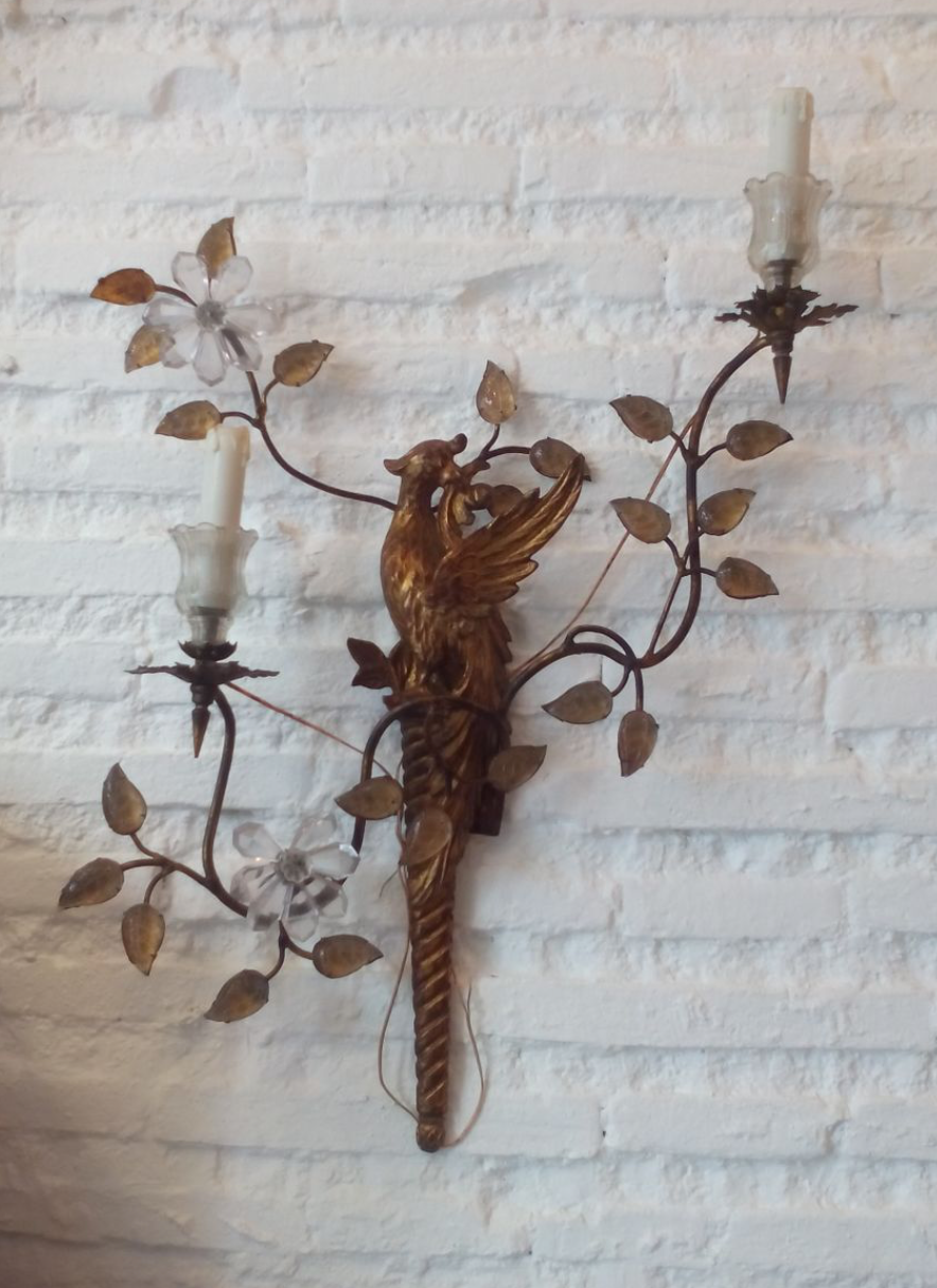 Wall lamps of Maison Baguès France 1940