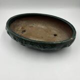 Glazed terracotta planter