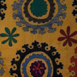 Hand knotted rug, vintage Turkish rug 116x150 cm