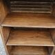 Ancien comptoir de boutique en teck birman