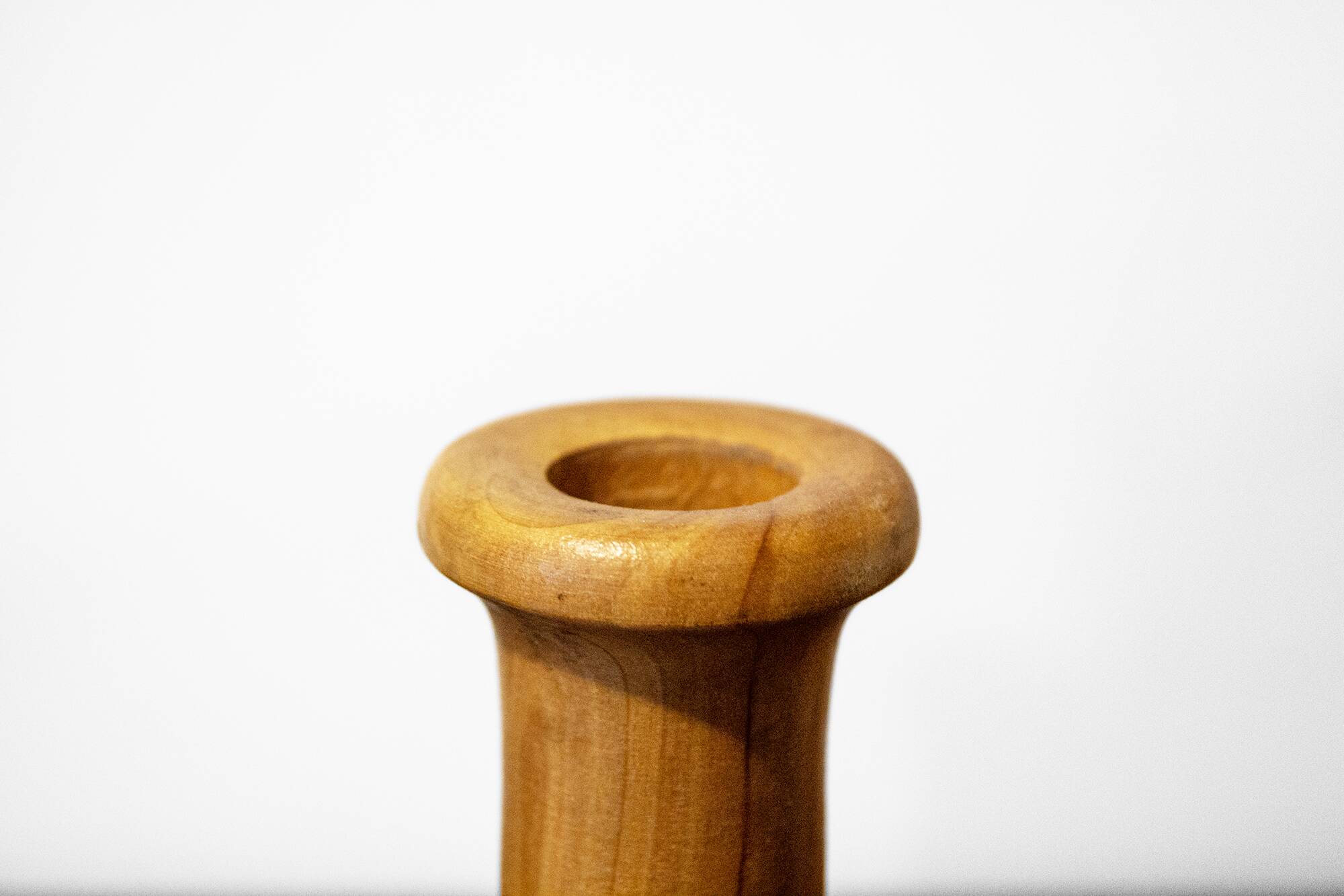 Tre vasi 35 Artigianato del legno Italia Anni '70