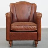 Sheepskin Art Deco Armchair
