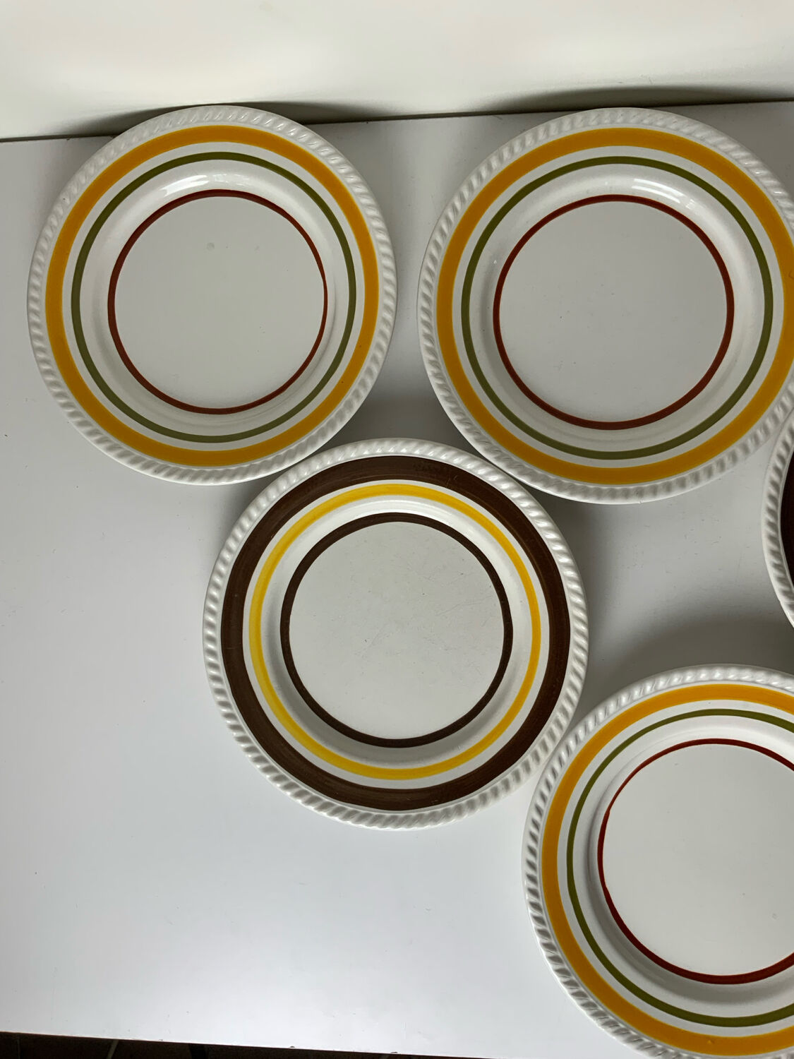 Vintage 70s plates
