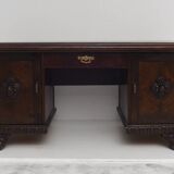 Vintage Desk in Walnut, 1920s