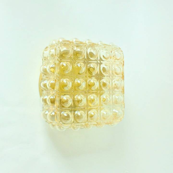 1 of 3 Mid-Century Bubble Glass Wall Lights by H.Tynell for Limburg, 1970s