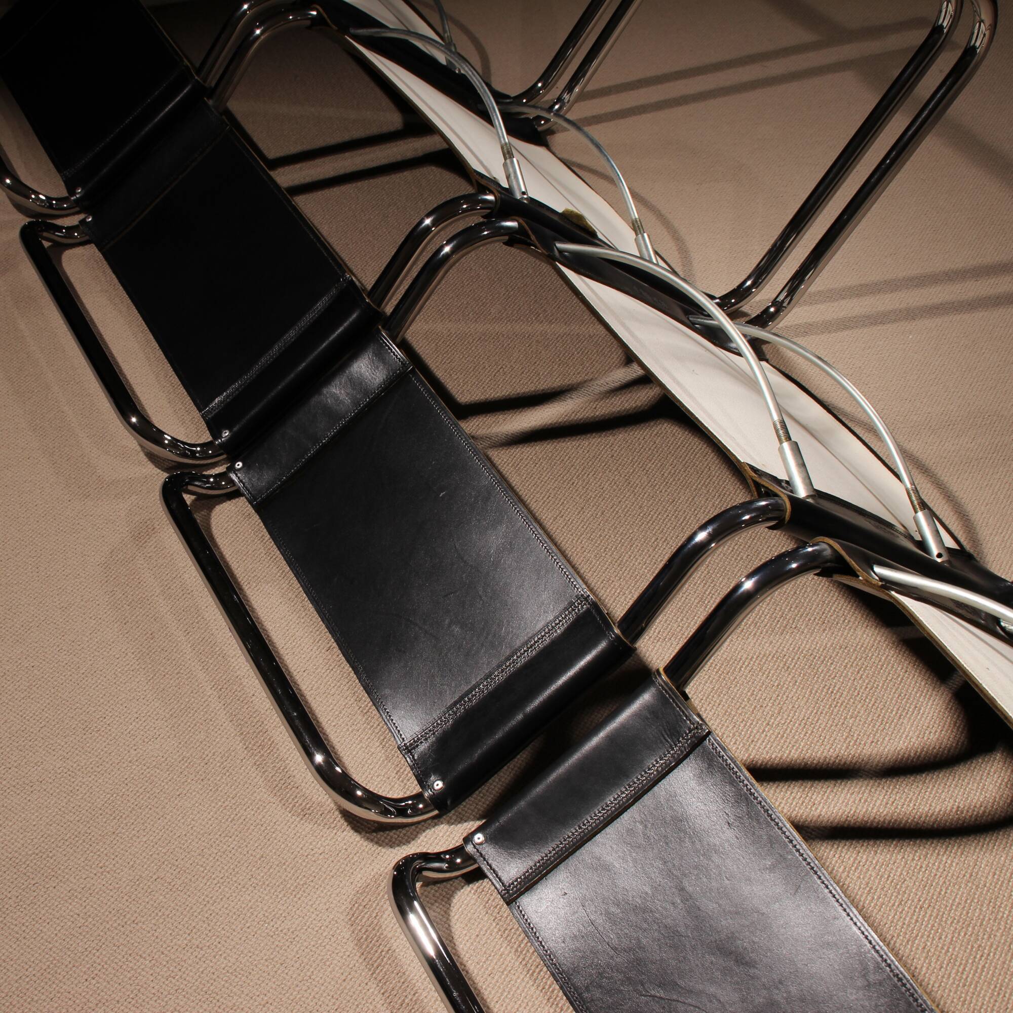 Four Cantilever Chairs ‚S33‘ by Mart Stam for Thonet | Germany 1926