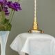 Vintage blue opaline pendant light