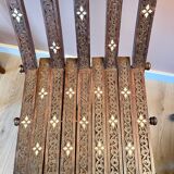 Pair of Syrian chairs inlay of mother-of-pearl