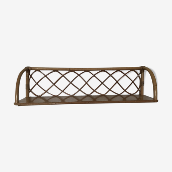 Rattan shelf