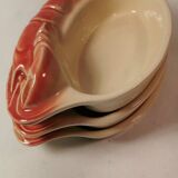 Set of 3 langoustine / lobster ramekins Charles Amand