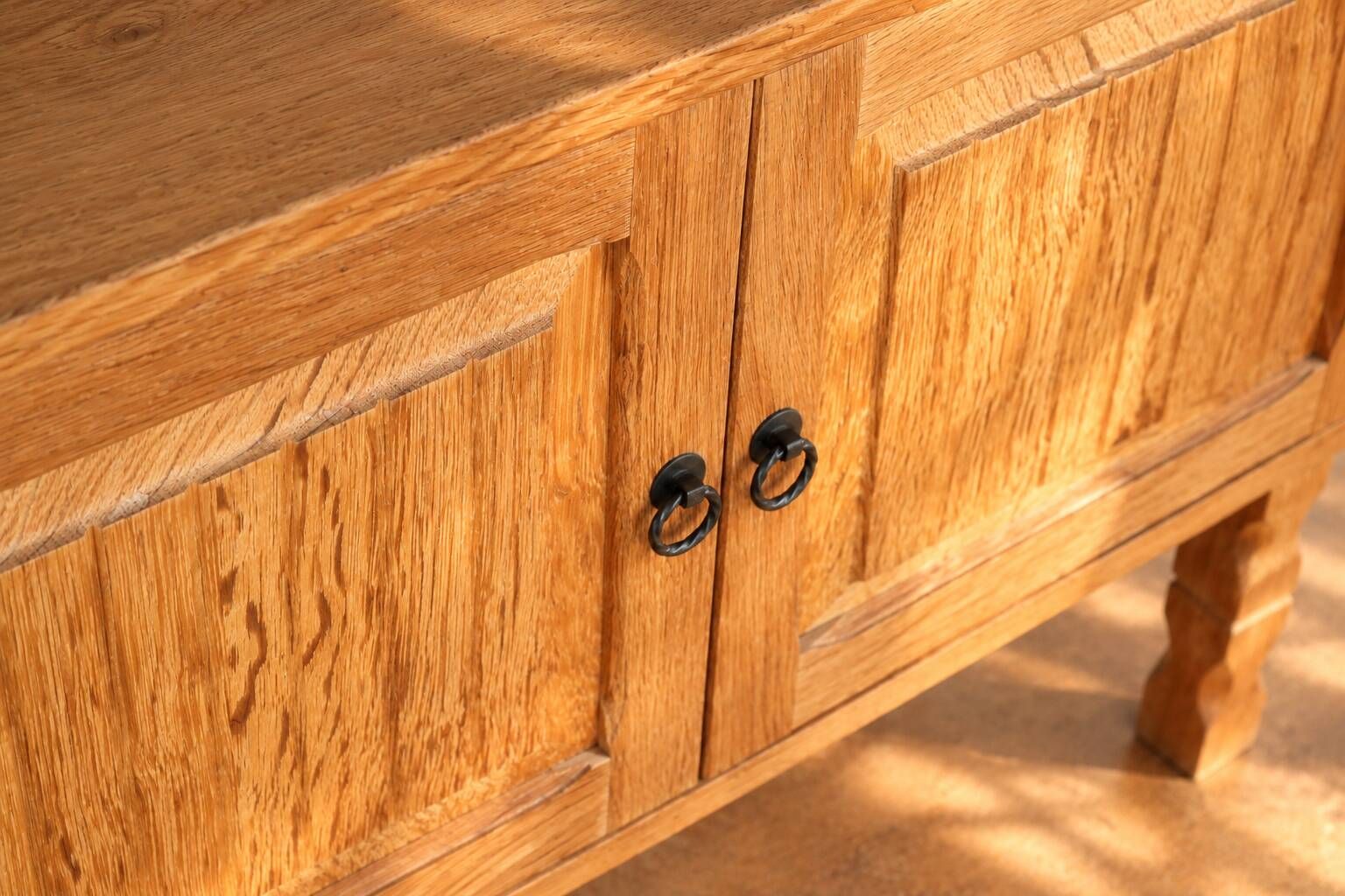 vintage sideboard | Brutalist cabinet | 1960s | Danish