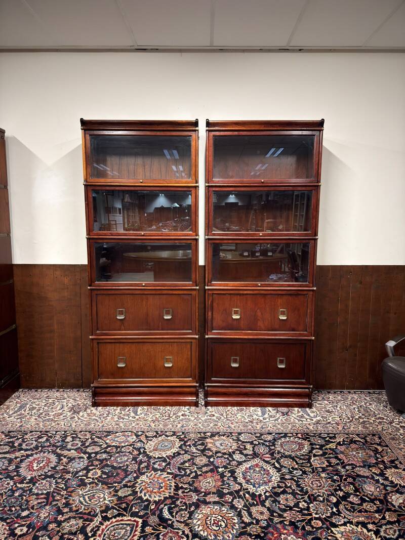 Set English Original Globe Wernicke Bookcase