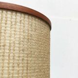 Mid-century tripod rocket floor lamp in teak, 1960s.