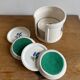 Under ceramic glasses and storage