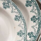 10 earthenware soup plates "Cahors" Saint Amand