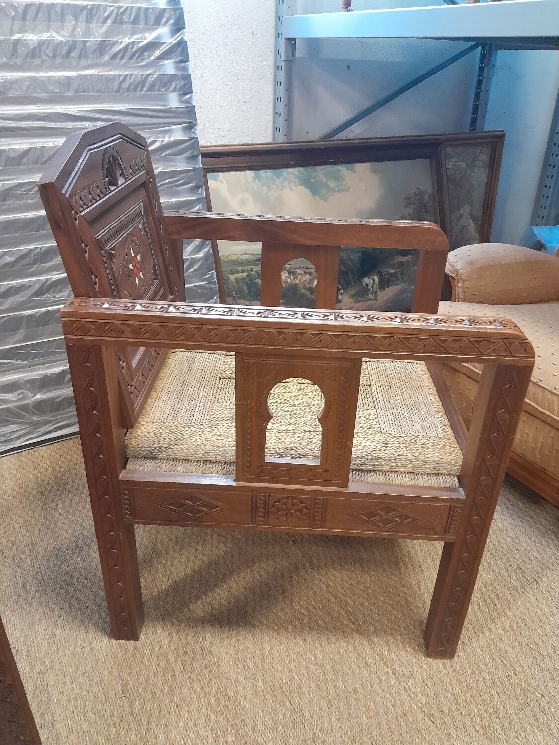 Pair of Moroccan armchairs