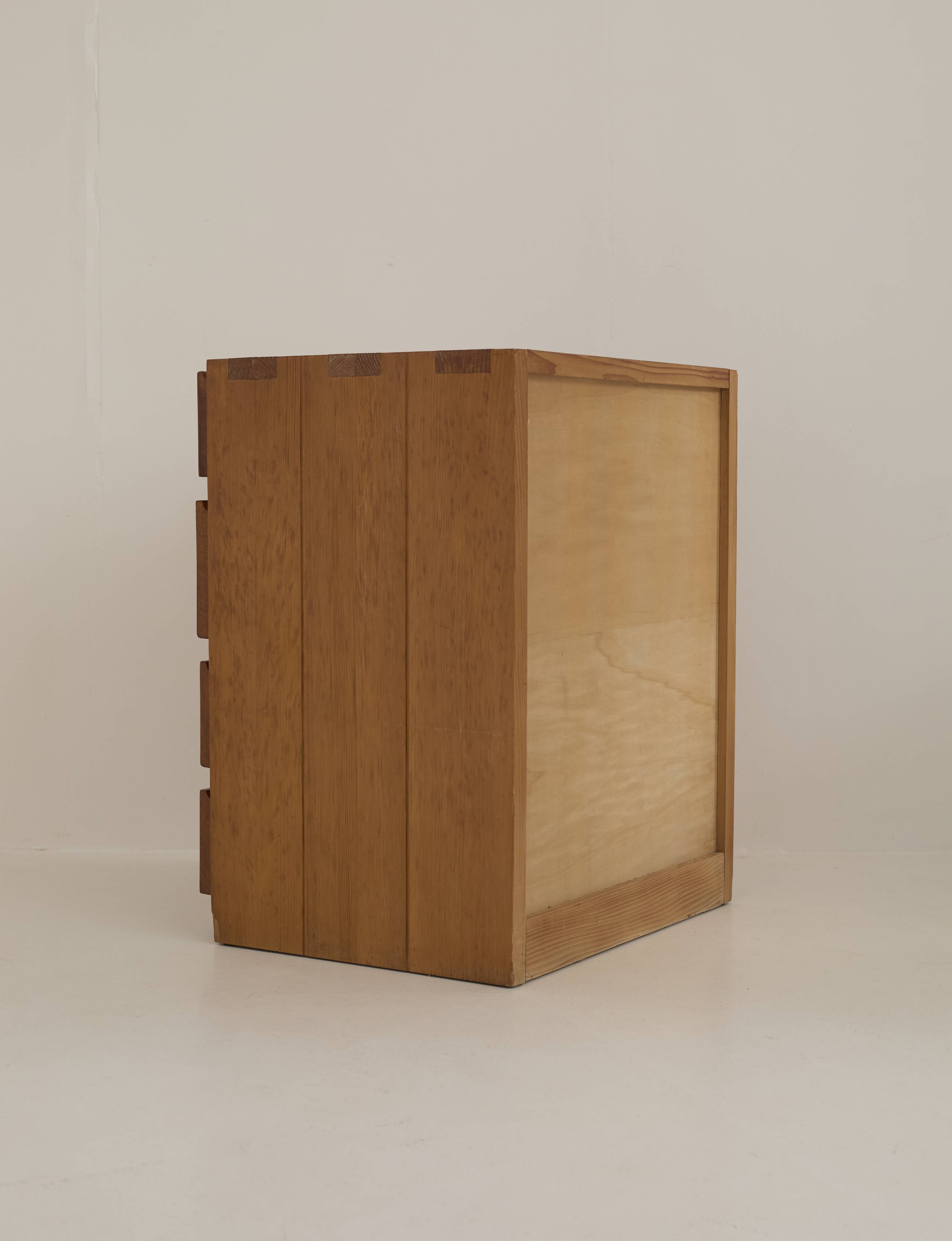 Commode House Regain Collection Savoie in Solid Pine Vintage Circa 1975
