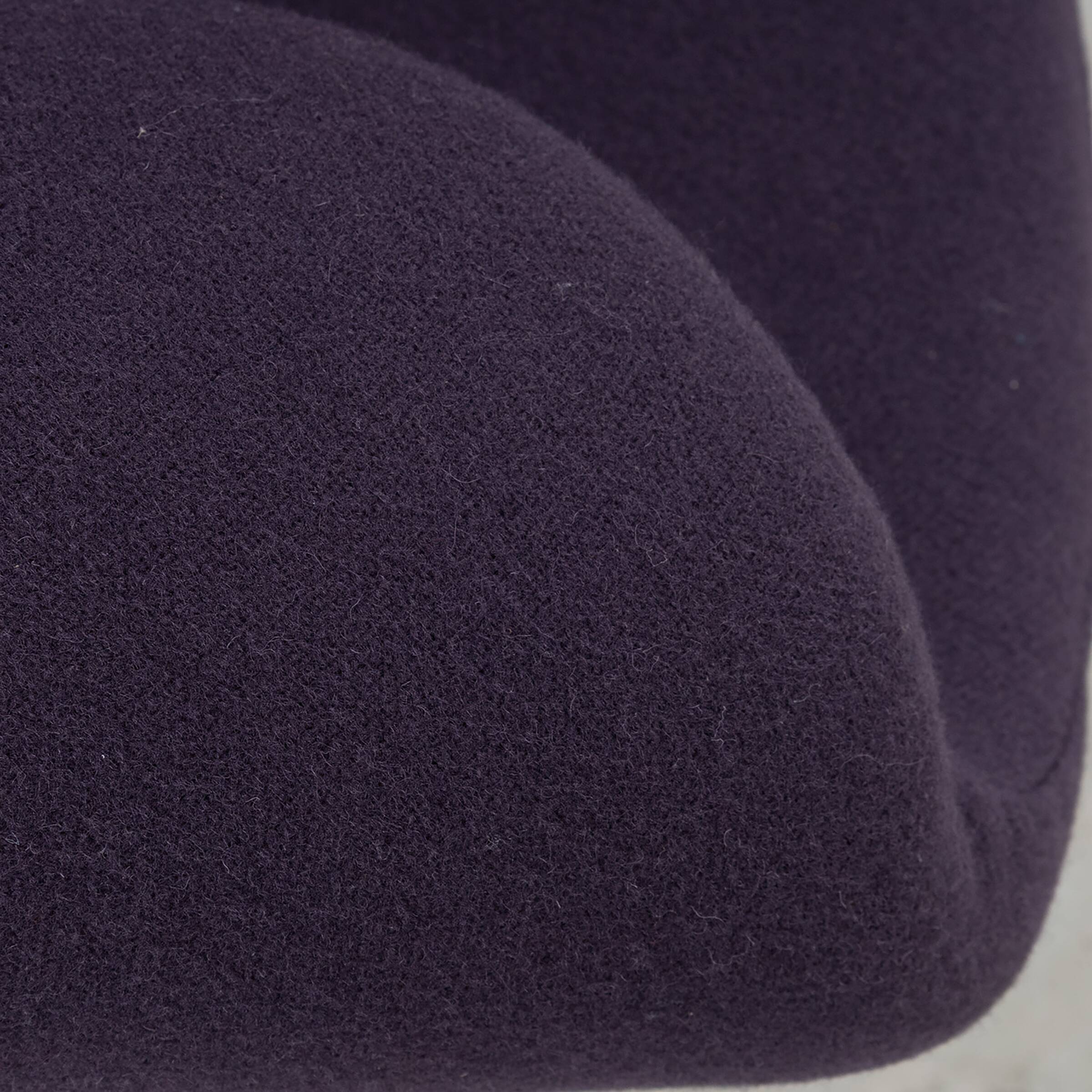 Pierre Paulin Ribbon Lounge Chair and Ottoman in Purple fabric for Artifort