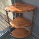 Etagere d'angle en bois