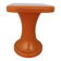 "Selup" orange plastic stool, pure 1970s design, France.