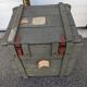 Dark green military trunk