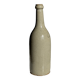 Bouteille vintage en grès beige moucheté H31